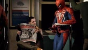 Spiderman cut scene