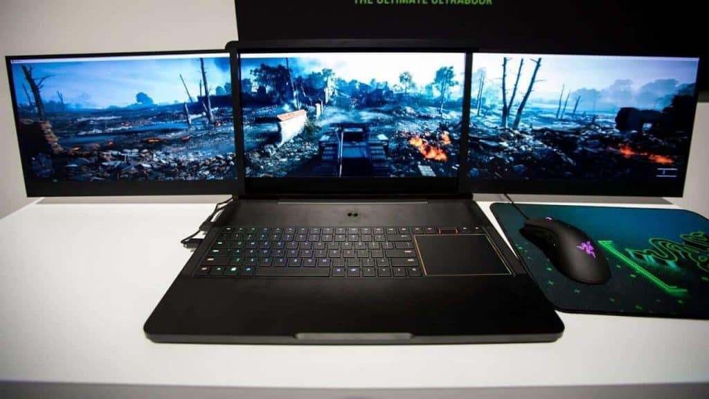 Display gaming laptop