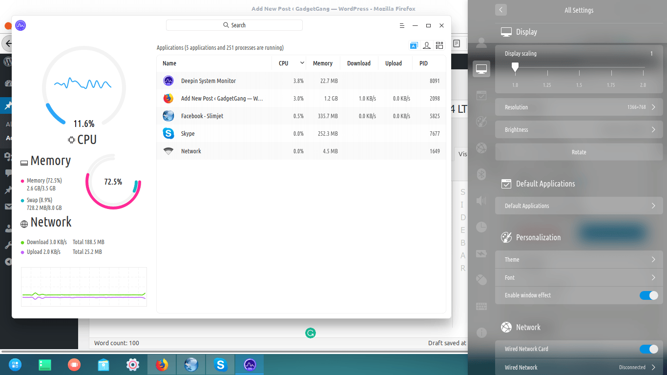 Deepin Performance