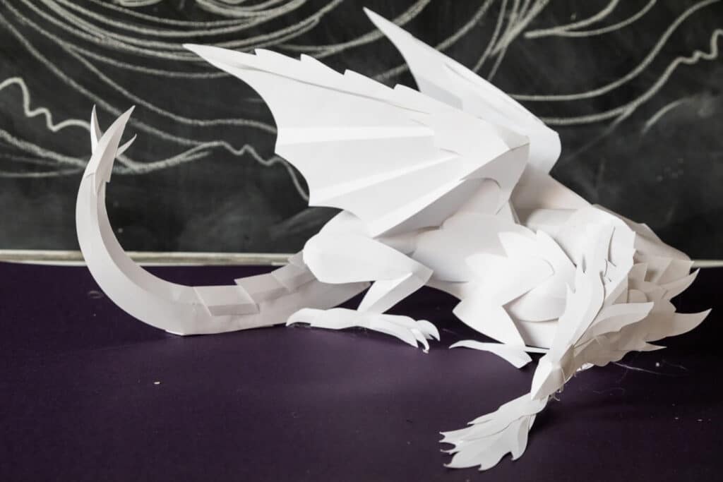 Game of thrones paper dragon