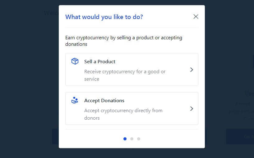 Create Coinbase Button