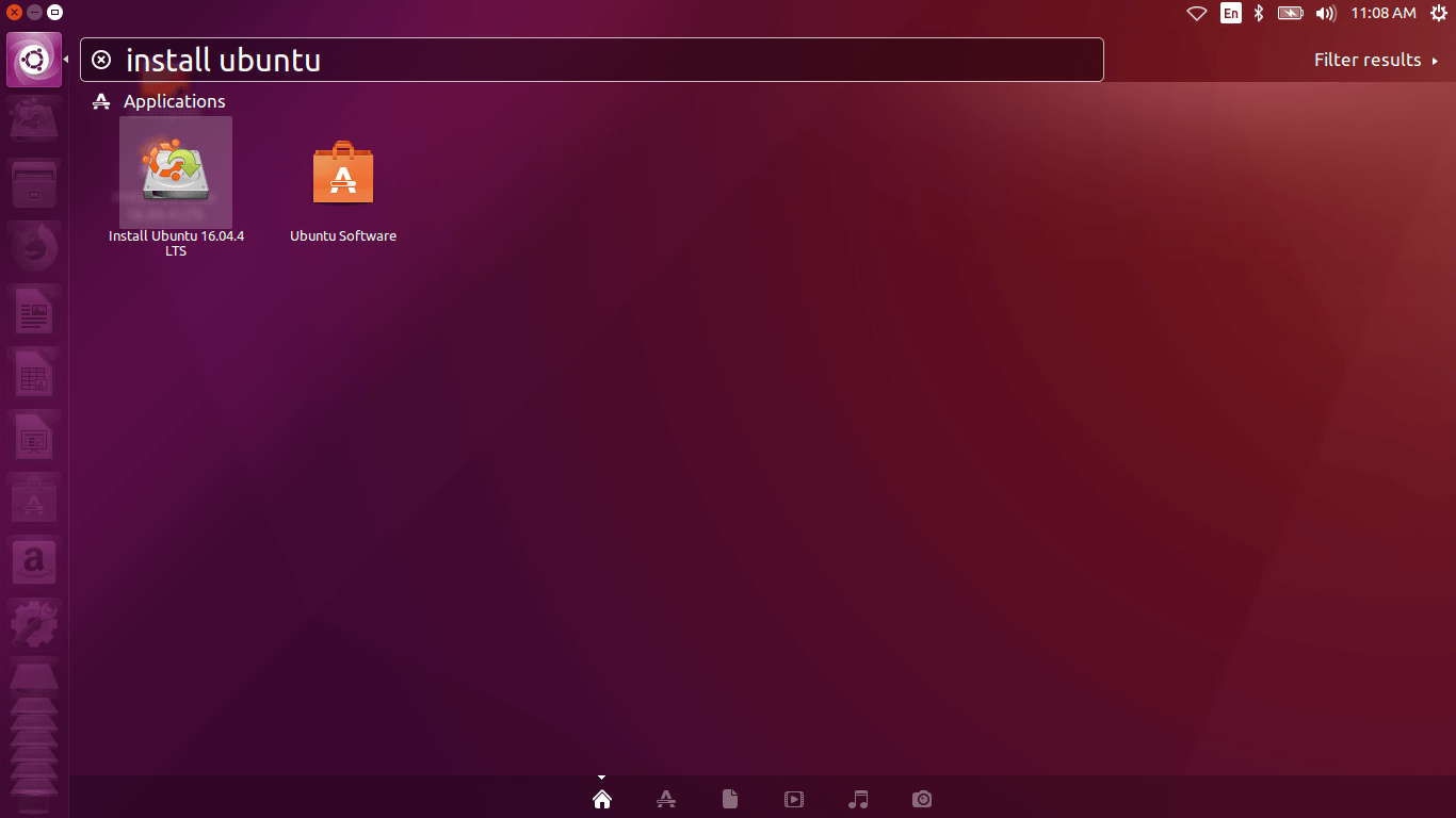 Launch Ubuntu Installer