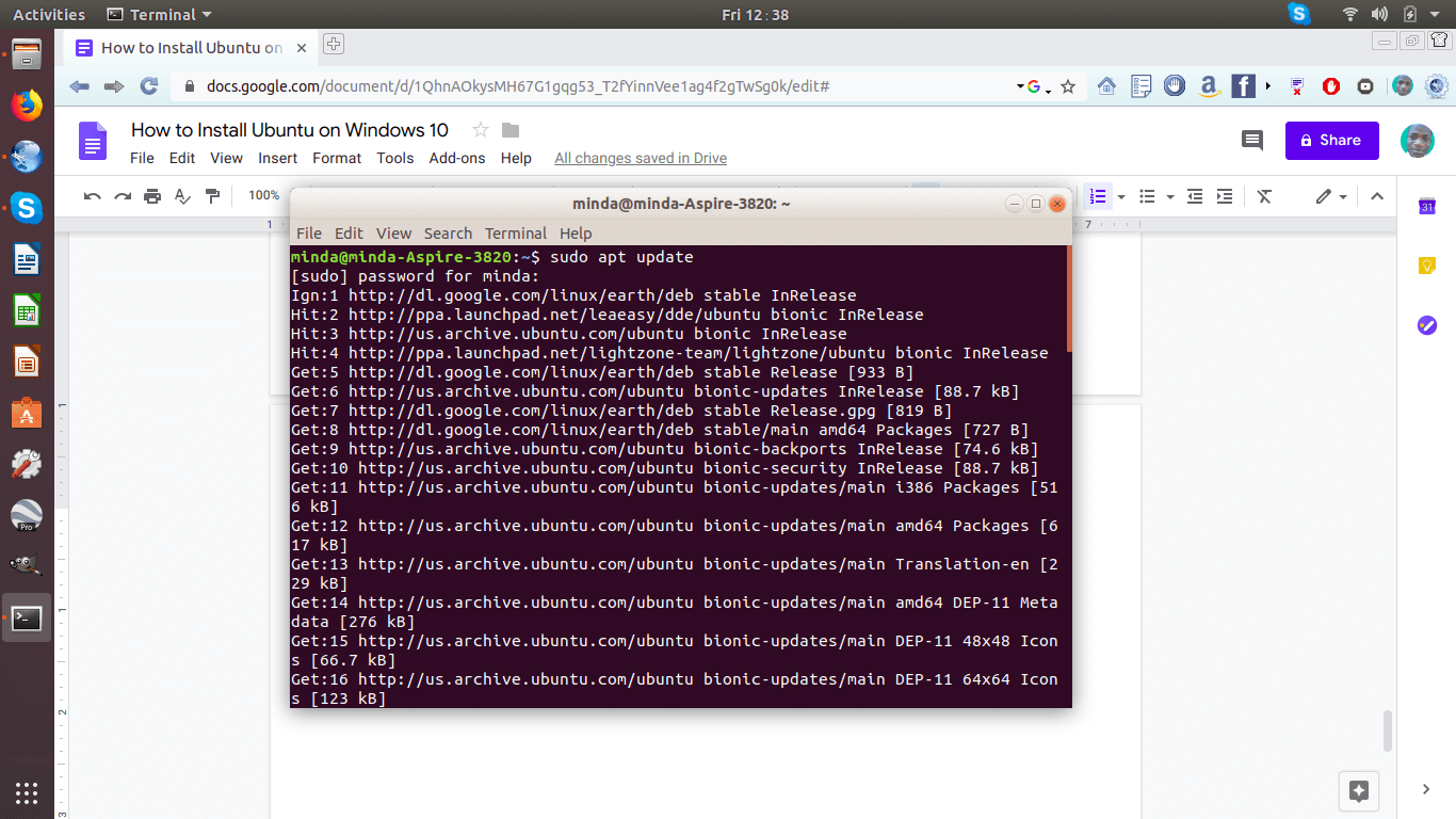 Ubuntu software update