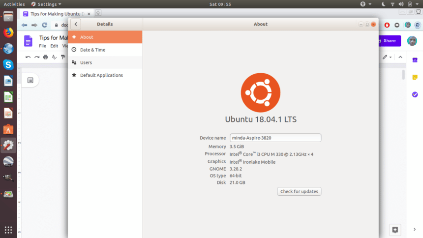 Computer Running Ubuntu Tips for Making Ubuntu Desktop Run Faster on Your Laptop - GadgetGang