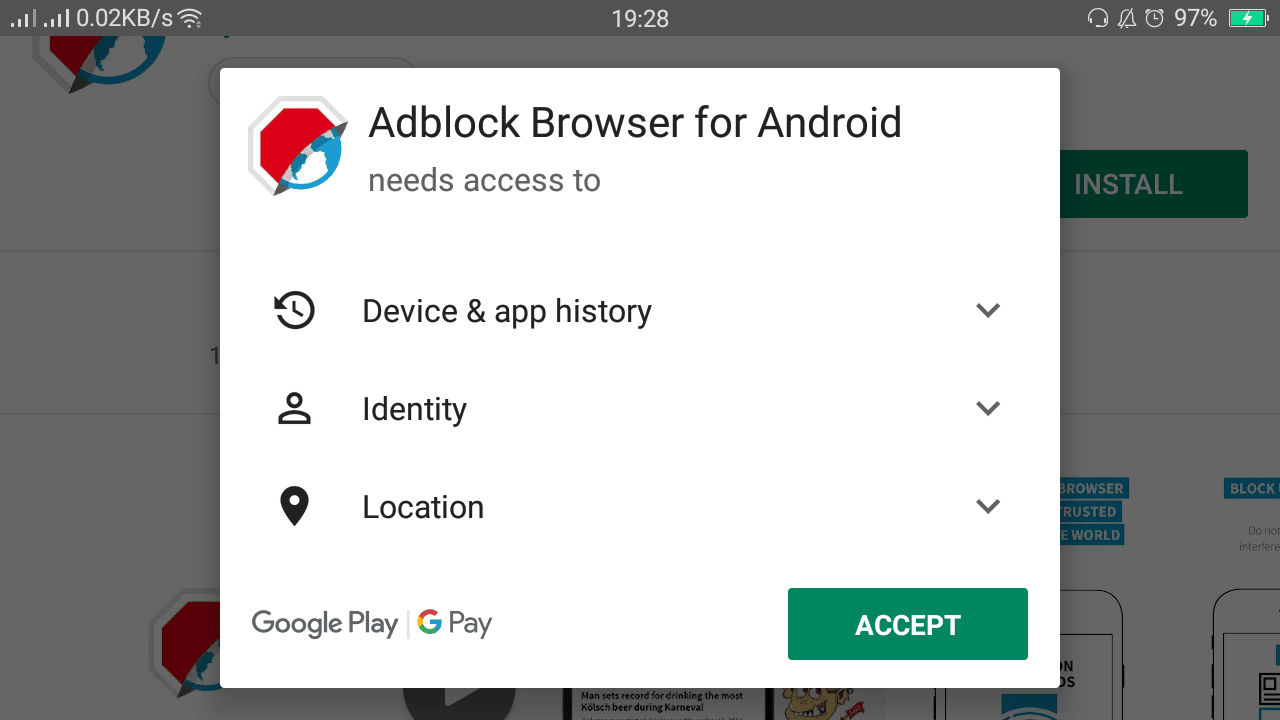 Adblock browser