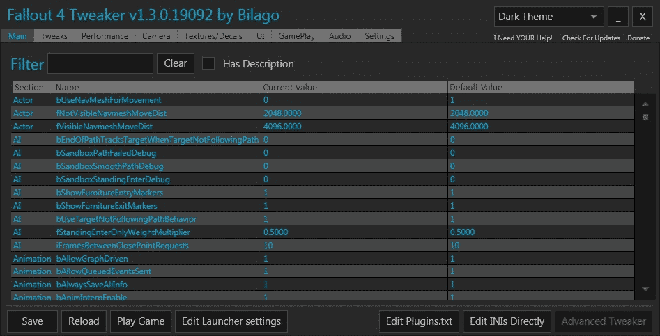 Fallout 4 Configuration Tool