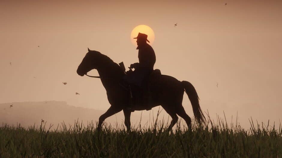 Red Dead Redemption 2 – Arthur Morgan Riding In The Sunset
