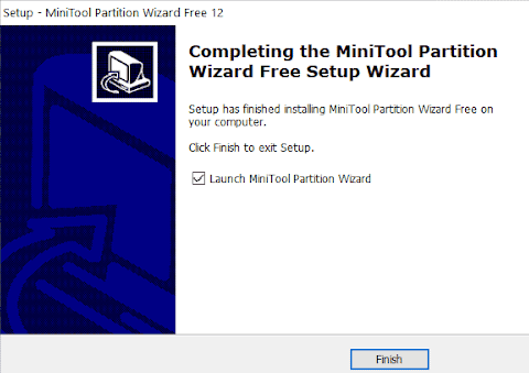 MiniTool Partition Wizard for installing windows onto an SSD