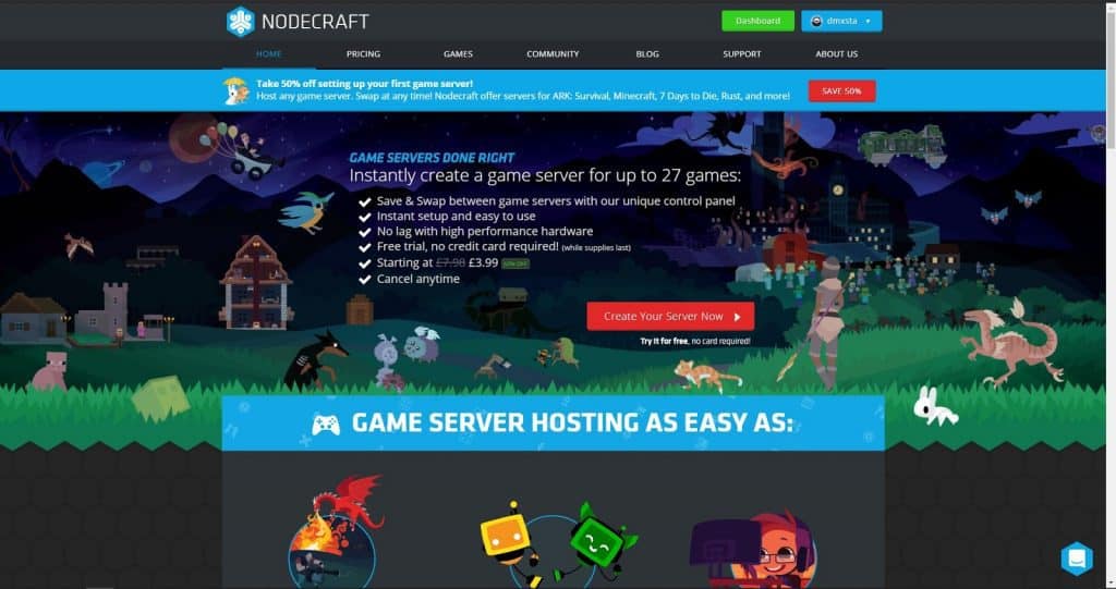 NodeCraft Hosting