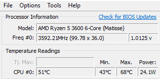 temperature monitoring windows 10