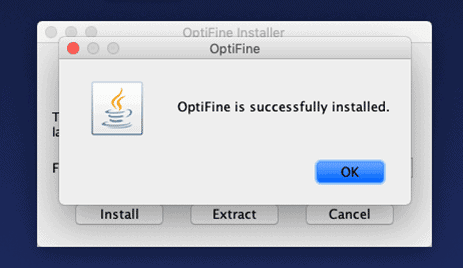 OptiFine Installed