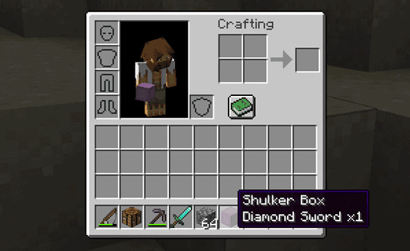 crafted shulker box