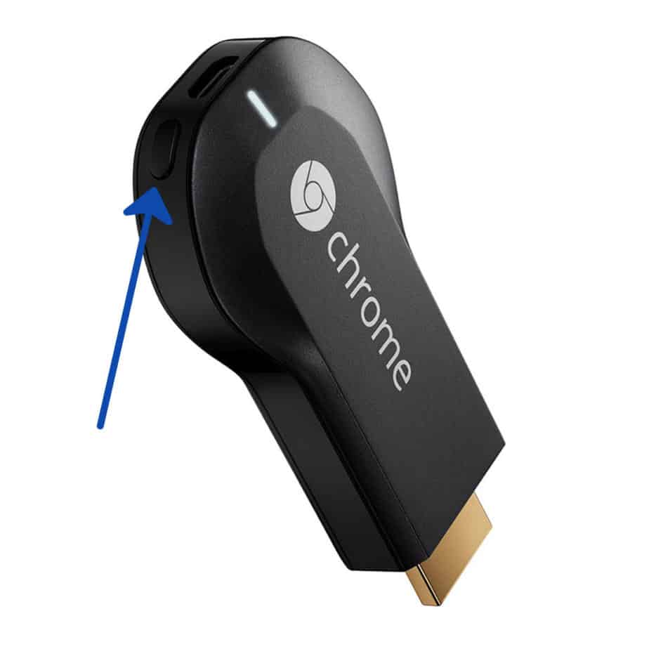 chromecast reset button