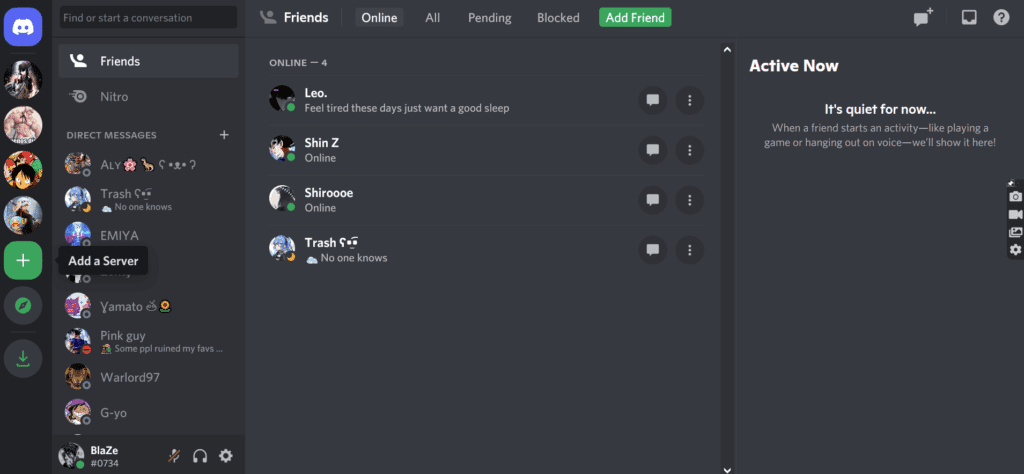 Add a Discord server