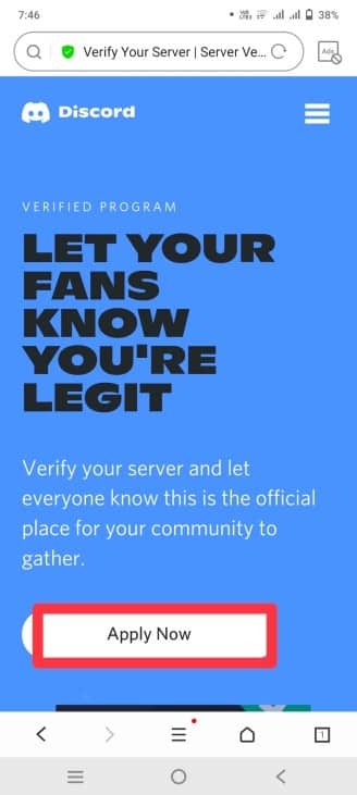 how to get verified on discord