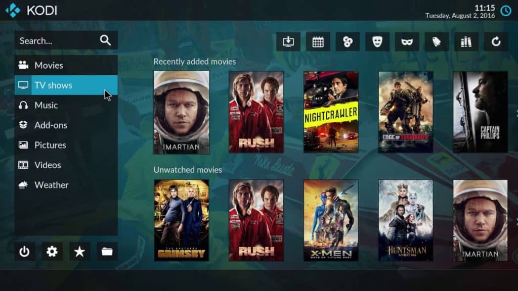 Kodi player