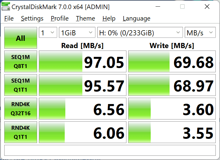 SD card benchmarks