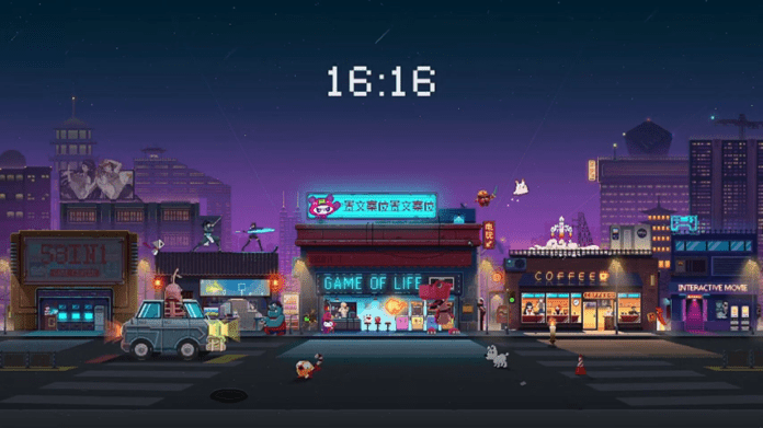 Pixel обои wallpaper engine