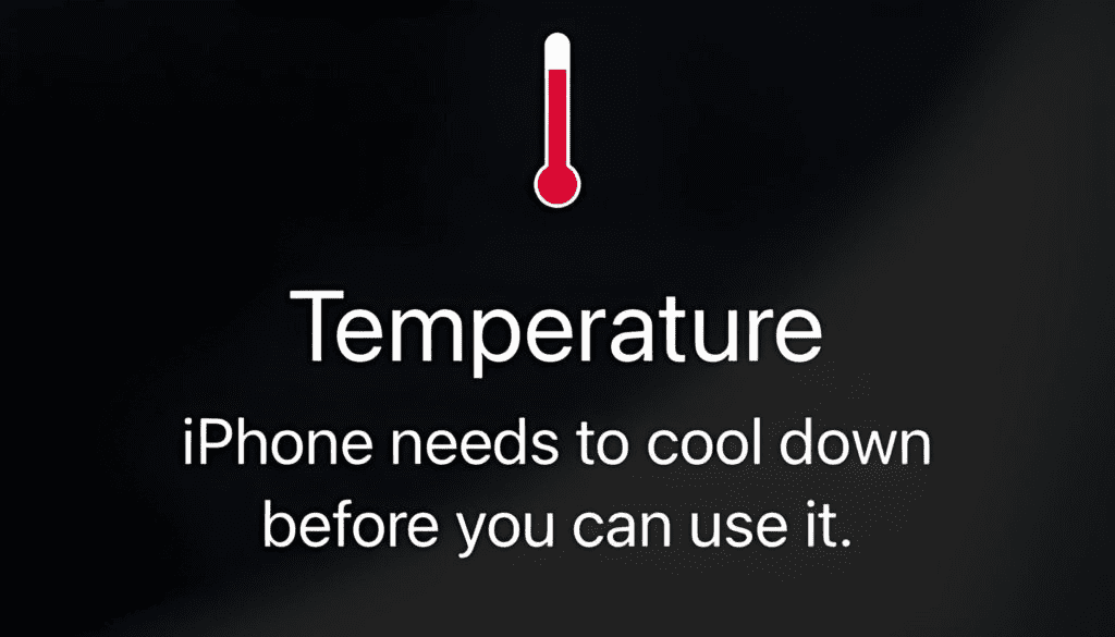 iPhone Stuck On Temperature Warning