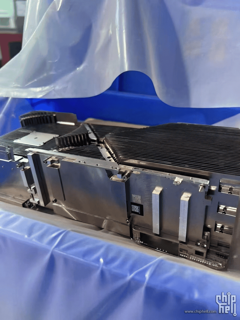 This massive heatsink is supposedly made to cater 900W of power consumption!