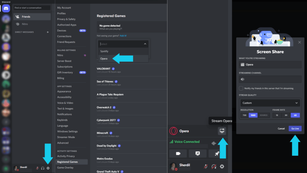 Streaming movies on Discord