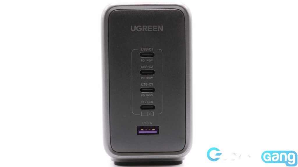 Image has the Ports on the UGREEN Nexode Charger