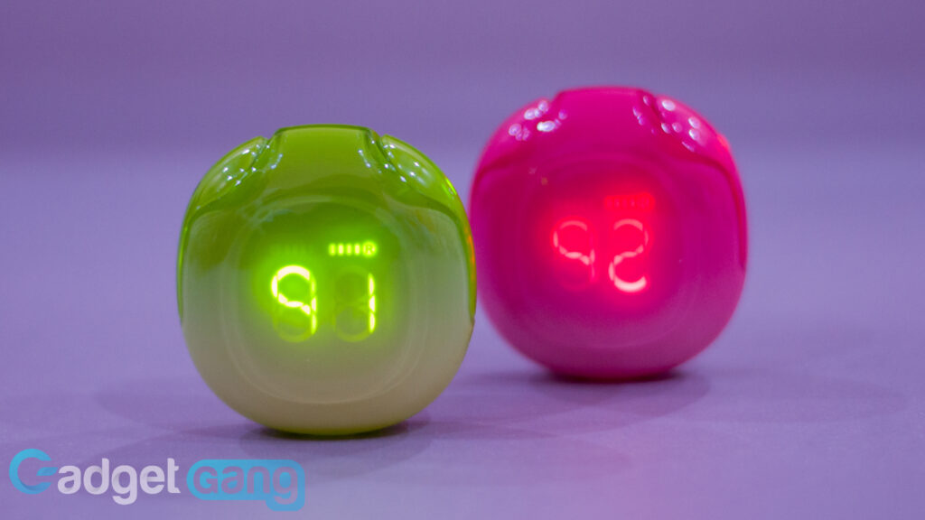 Image shows the Acefast Crystal T9 display lights