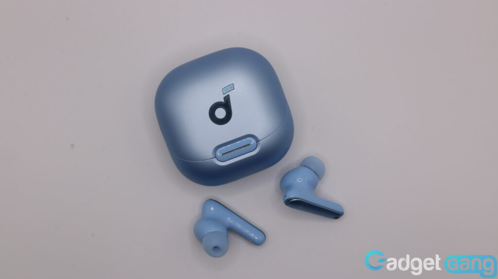 Image shows the Earbuds with the case
